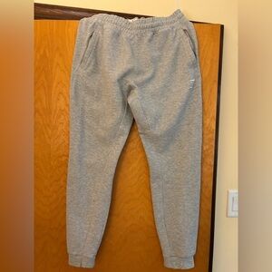 Gymshark Gray Sweatpants Soft Fleece Tapered Fit